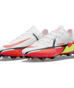 Chaussures de Foot Nike Phantom GT 2 Elite - Blanc Rouge