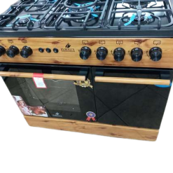 Alternative view of Cuisinière à Gaz EUROLUX F9E50G1-WOOD 6090 5 Foyers, Garantie 3 Mois