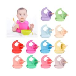Ensemble Bavoirs et Bol en Silicone pour Bébé