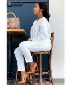 Alternative view of Ensemble Chic Deux Pièces pour femmes Blanc