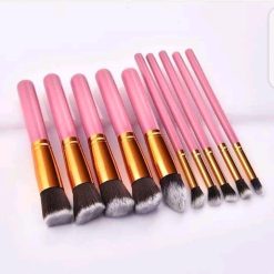 Alternative view of Pinceaux de Maquillage Synthétiques 10 Pièces