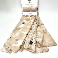 Foulard 100% Soie 90x180cm GERARD PASQUIER beige