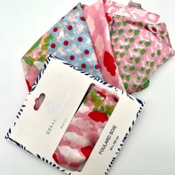 Alternative view of Foulard 100% Soie 90x180cm GERARD PASQUIER rose-vert