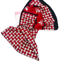 Alternative view of Foulard en Soie-Viscose 132x132cm RODIER cheval rouge