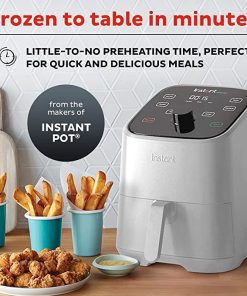 Friteuse Instantanée et Four Vortex 2 Pintes 4 en 1 Blanc