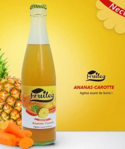 FRUILEG Jus Saveur Nectar Ananas-Carotte 33cl