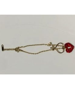 Gourmette avec Motif en Cœur en Plaquet Zuping pour Femmes