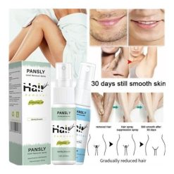 PANSLY Kit Epilation Spray d'Epilation et Spray Inhibiteur de Repousse