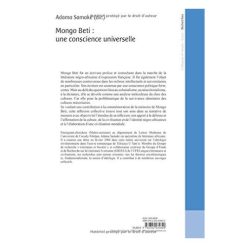 Alternative view of Mongo Beti : Une Conscience Universelle