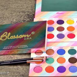 Palette de Fards à Paupières 30 Couleurs Vives de Blossom Makeup