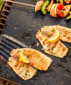 Alternative view of Tapis de Cuisson anti Adhésif pour Four, Grillade et Barbecue 24 x 40 cm