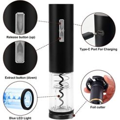 Alternative view of Tire Bouchon, Décapsuleur Electrique Rechargeable Avec Lampe à Champagne