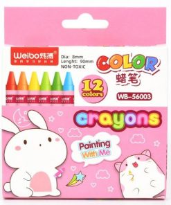 Alternative view of 12 Crayons Couleurs Pastel à Huile WEIBO