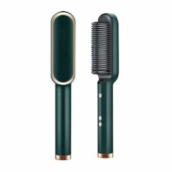 Lisseur de Cheveux Electrique FH009 Peigne Chaud 45W