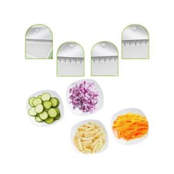 Alternative view of TAP’COUPE Mandoline Cuisine à Piston Coupe Légumes Vertical