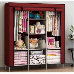 Garde-Robe de Rangement, Armoire en Tissu Pliable