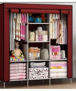 Garde-Robe de Rangement, Armoire en Tissu Pliable