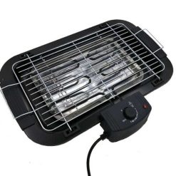 Alternative view of Barbecue Gril Electrique de Table sans Fumée en Acier Inoxydable 2000 W, Garantie 1 Mois