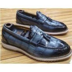 Mocassin Bleu Hommes
