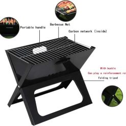 Alternative view of Grille de barbecue pliable et Portable en Acier Inoxydable Garantie 1 mois