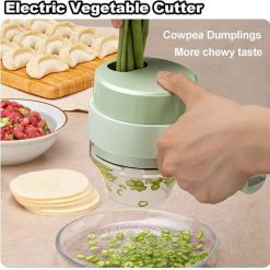 Hachoir Électrique 4 en 1 Rechargeable par USB