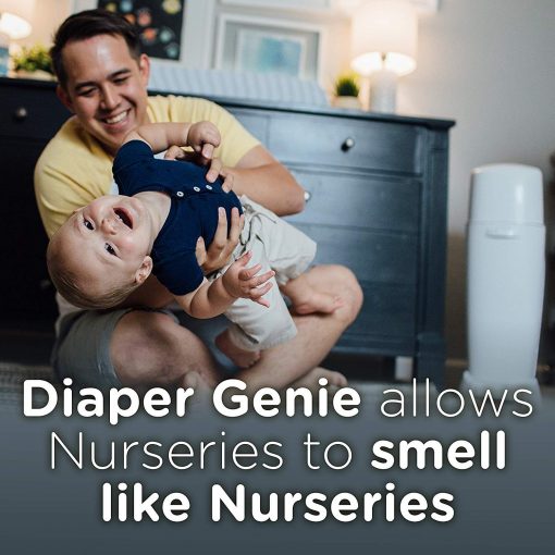 Seau à Couches Diaper Genie avec Technologie anti-Odeurs blanc – Image 8
