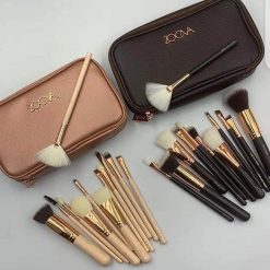 Zoeva Ensemble Pinceaux de Maquillage de Luxe avec Trousse 12 Pieces