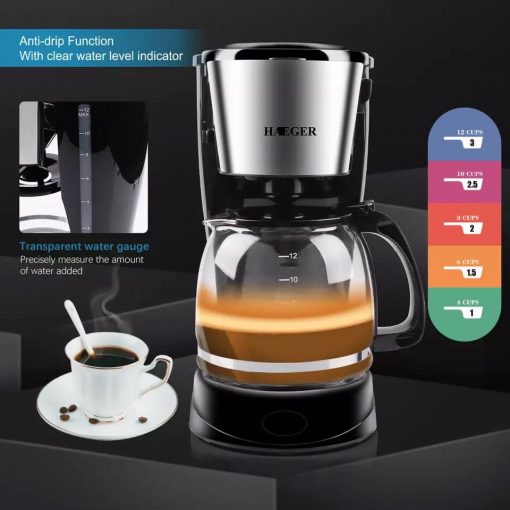 Machine à Café Automatique Haeger 800W – Image 3