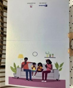 Carte de Vœux Hommes, Man's Greeting Card