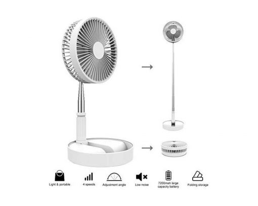 Mini Ventilateur Compact Rechargeable et Ajustable – Image 3
