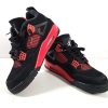 Baskets Hommes Nike AIR JORDAN 4 Noir - Rouge