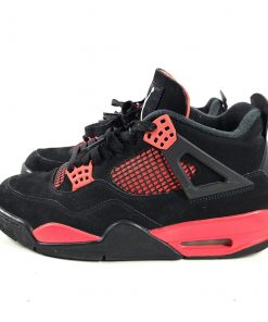 Alternative view of Baskets Hommes Nike AIR JORDAN 4 Noir - Rouge