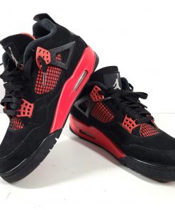 Baskets Hommes Nike AIR JORDAN 4 Noir - Rouge