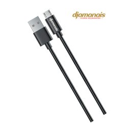 Câble de recharge Androïde Capacité 2A, C12 Djamanais, Garantie 1 Semaine