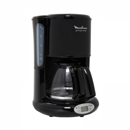 Cafetière à Filtre MOULINEX Principio 7PG262810, Programmable, 10/15 Tasses, Garantie 3 Mois