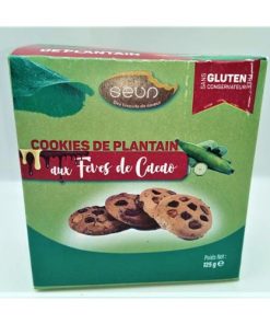 Cookies de Plantain aux Fèves de Cacao 125g