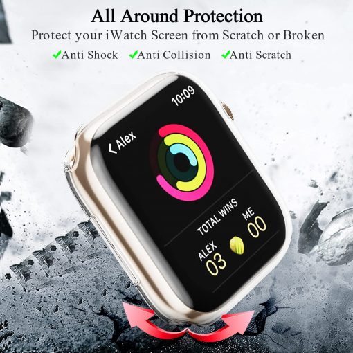 Protection Compatible Apple Watch Series 7/8 45mm Transparent Ultra-Mince – Image 6