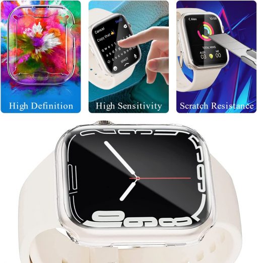 Protection Compatible Apple Watch Series 7/8 45mm Transparent Ultra-Mince – Image 5