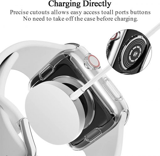 Protection Compatible Apple Watch Series 7/8 45mm Transparent Ultra-Mince – Image 3