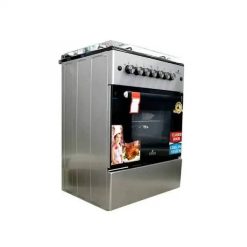 Cuisinière à Gaz EUROLUX S6ST40G2-IN 60x60, +1 Haute Pression Automatique 3 Foyers, Garantie 3 Mois