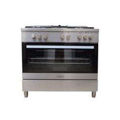Cuisinière à Gaz Semi-professionnelle Super Flame SFBCS-90605G, 5 Foyers, Garantie 1 An
