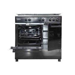 Cuisinière à Gaz Super Flame SFBCS-90605G, 5 Foyers avec Armoire Bouteille à Gaz, Garantie 1 An