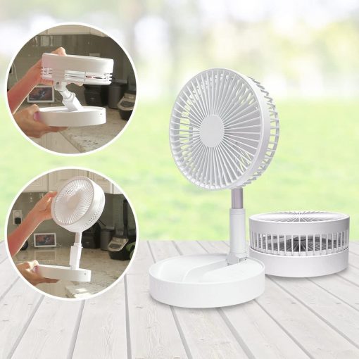 Mini Ventilateur Extensible, 1 Mètre de Hauteur avec Batterie – Image 5