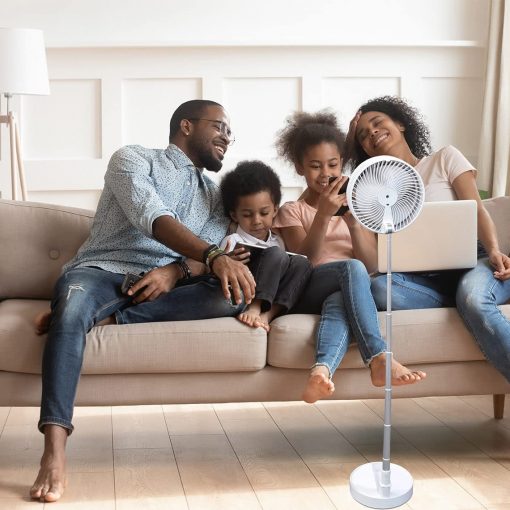 Mini Ventilateur Extensible, 1 Mètre de Hauteur avec Batterie – Image 8