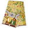 Pagne du 8 Mars 2023 Tissu 6 Yard Jaune