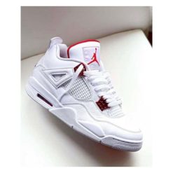 Alternative view of Tennis , Basket Nike Air Jordan 4 Retro Rouge - Blanc
