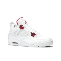 Tennis , Basket Nike Air Jordan 4 Retro Rouge - Blanc