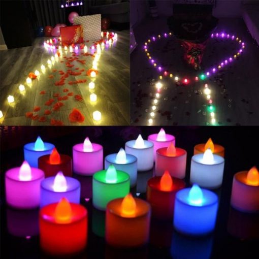Bougie LED Sans Flamme créative multicolore – Image 7