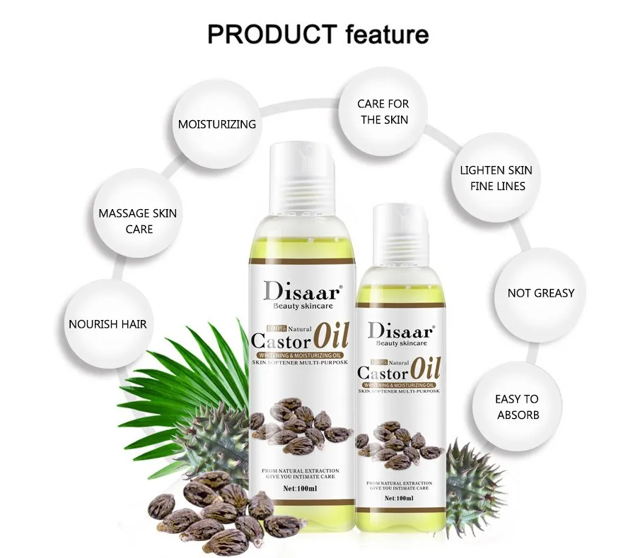 Huile de Ricin 100% Naturelle Disaar 100 ml – Image 3