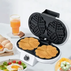 Machine À Gaufres Multifonction Boîtier en Acier Inoxydable 02 Plateaux - 1000w